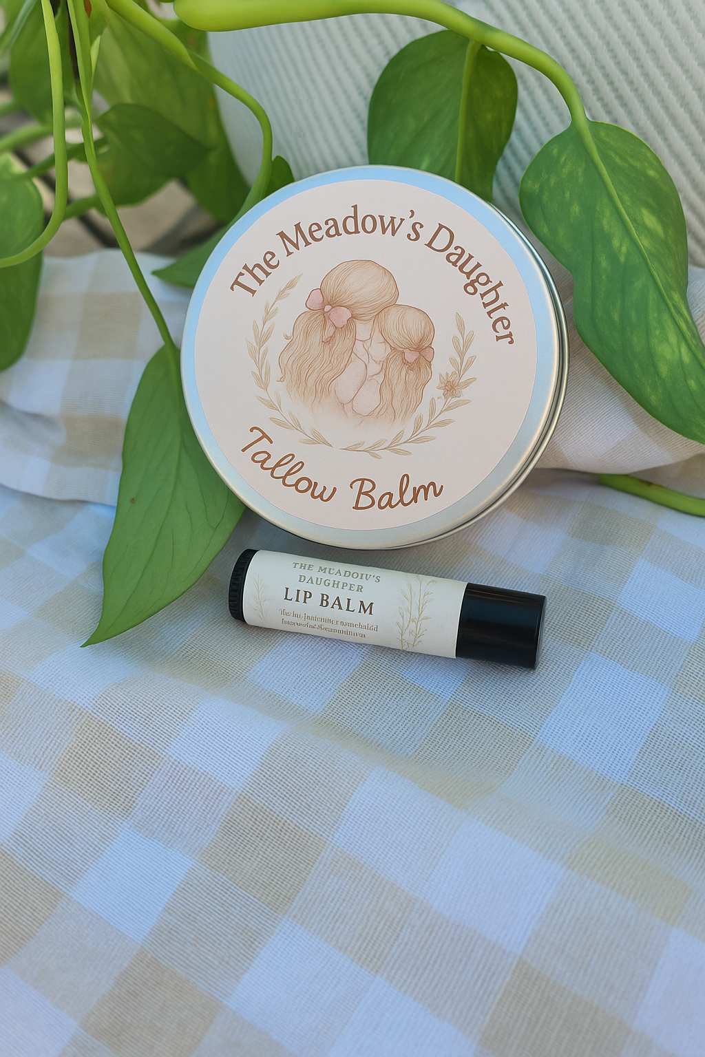 Morning in the Meadow (Tallow balm and lip balm bundle)