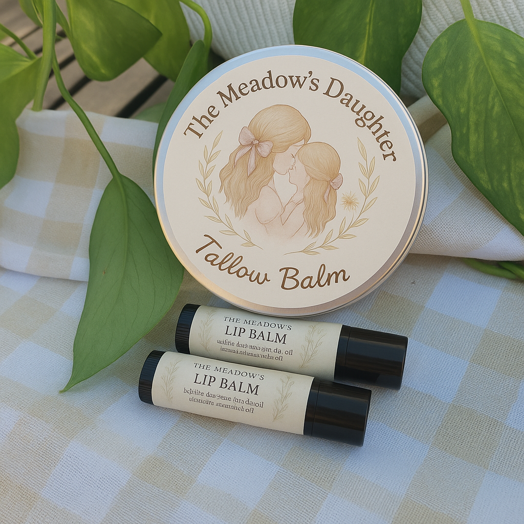 The Meadows gift (tallow balm plus x2 lip balm bundle)